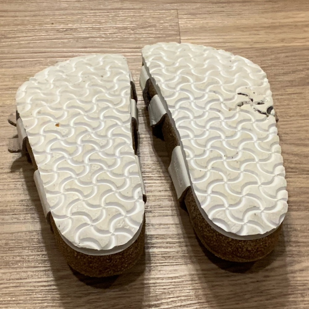 Birkenstock Franca Leather Sandal White Size 40 - Picture 11 of 12